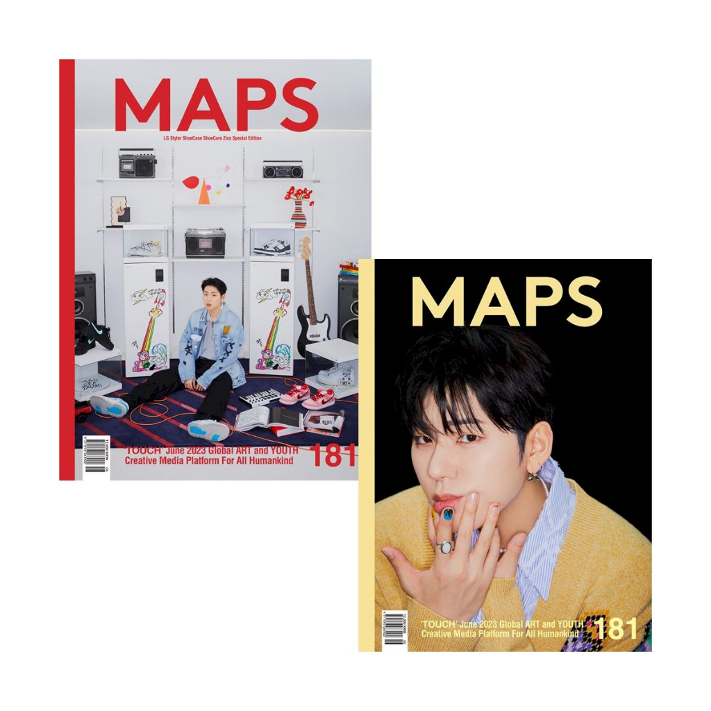 KPM-現貨 MAPS (KOREA) 6月號 2023 雙封面 ZICO 韓國代購 Korea Popular Mall - 韓國雜誌周邊專賣店