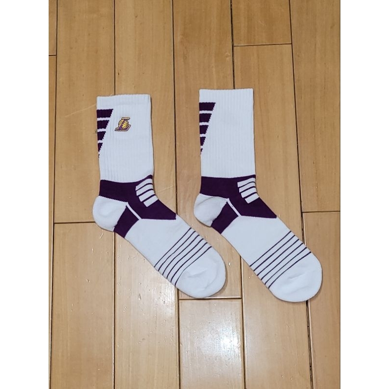 NBA 湖人 籃球襪 菁英襪 Lakers elite crew socks socks 毛巾底 加厚款 高筒