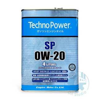 《油工坊》TECHNO POWER 0W20 4L 鐵罐 合成 SP GF-6A 日系 油電車