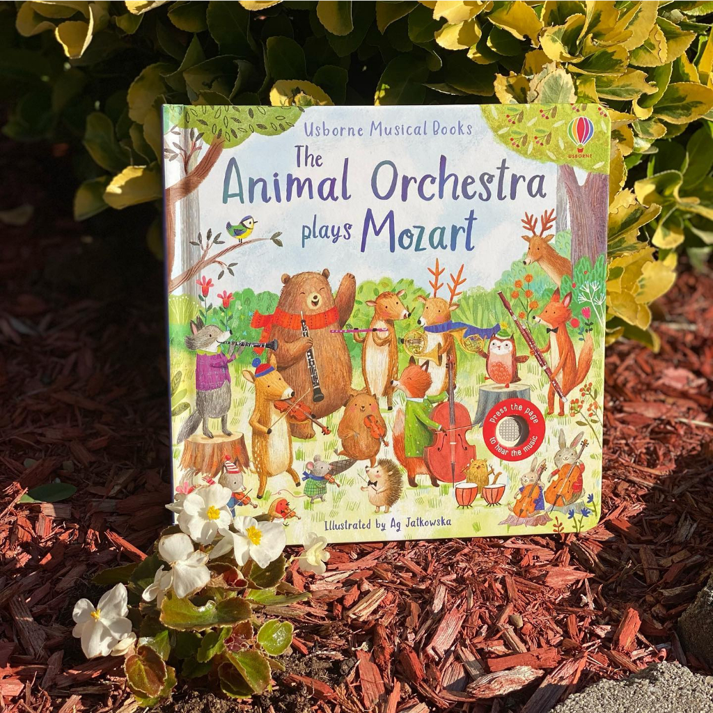 現貨🍀Usborne Misical Books音效書The Animal Orchestra plays Mozart