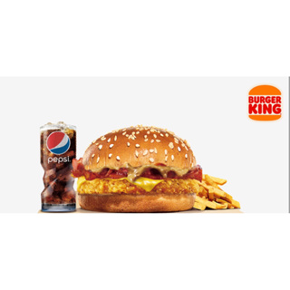 【漢堡王BurgerKing超值套餐/勁濃起司薯/花生培根牛肉堡套餐】可街口/全家錢包/op/Hami point