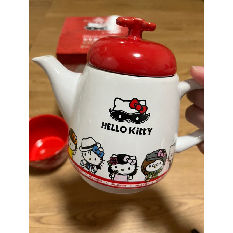 HELLO KITTY 下午茶杯壺組（附濾心）