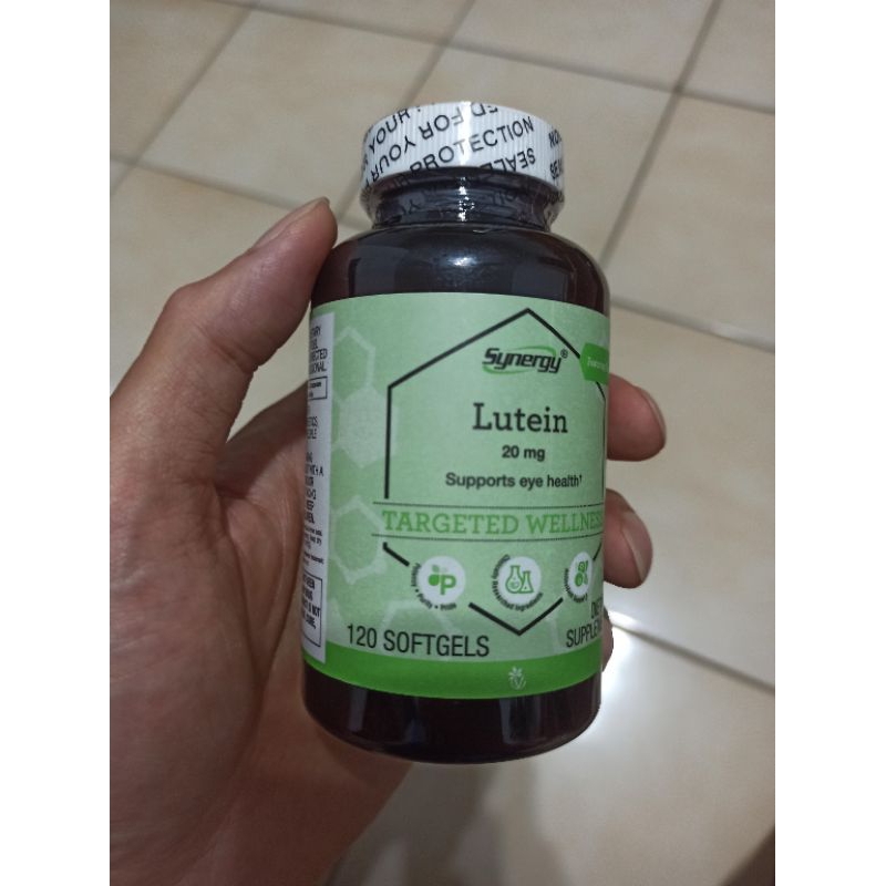 美國帶回 Vitacost Synergy Flora Glo 游離型 葉黃素 Lutein 20mg 120顆