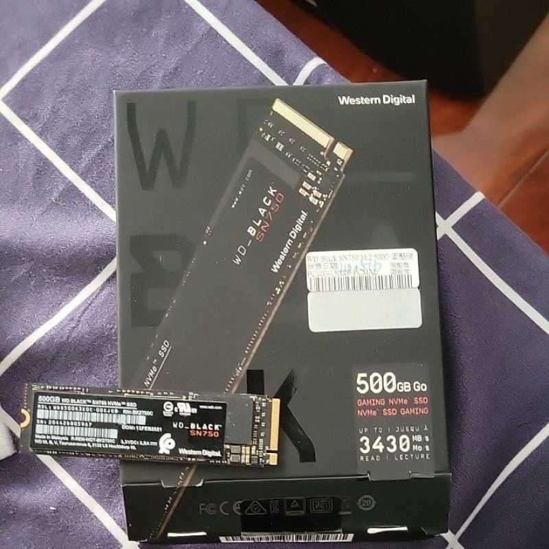 WD Black SN750 M.2 500GB SSD