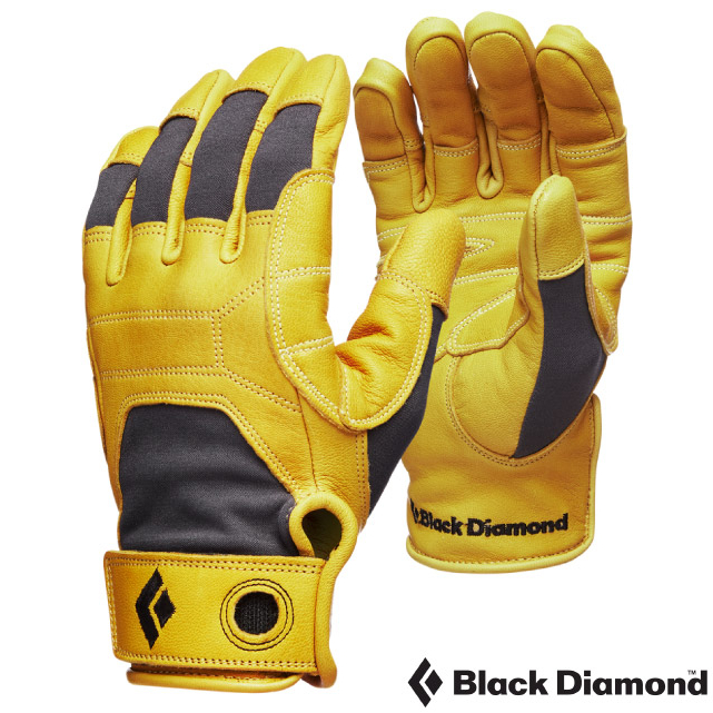 【美國 Black Diamond】多用途輕量皮革複合纖維手套.透氣耐磨攀岩確保手套/穿脫方便/登山.垂降_801849