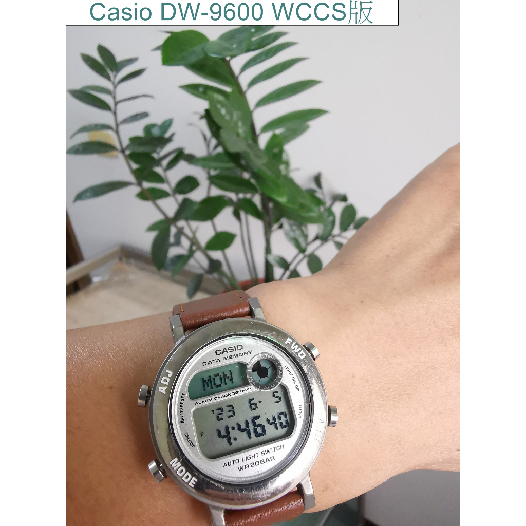 【卡西歐控】保證真品Casio DW-9600 全鈦機殼骷髏版WCCS世界珊瑚礁保護協會聯名 二手運行品G-shock#