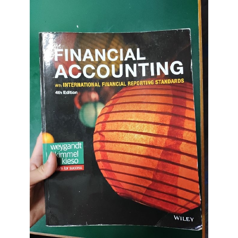 Financial Accounting with ifrs 4/e 初級會計學課本