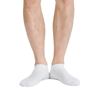【WIWI】MIT發熱抑菌按摩船型襪(純淨白 男M-L)0.82遠紅外線 除臭抑菌 吸濕排汗 按摩襪 發熱襪