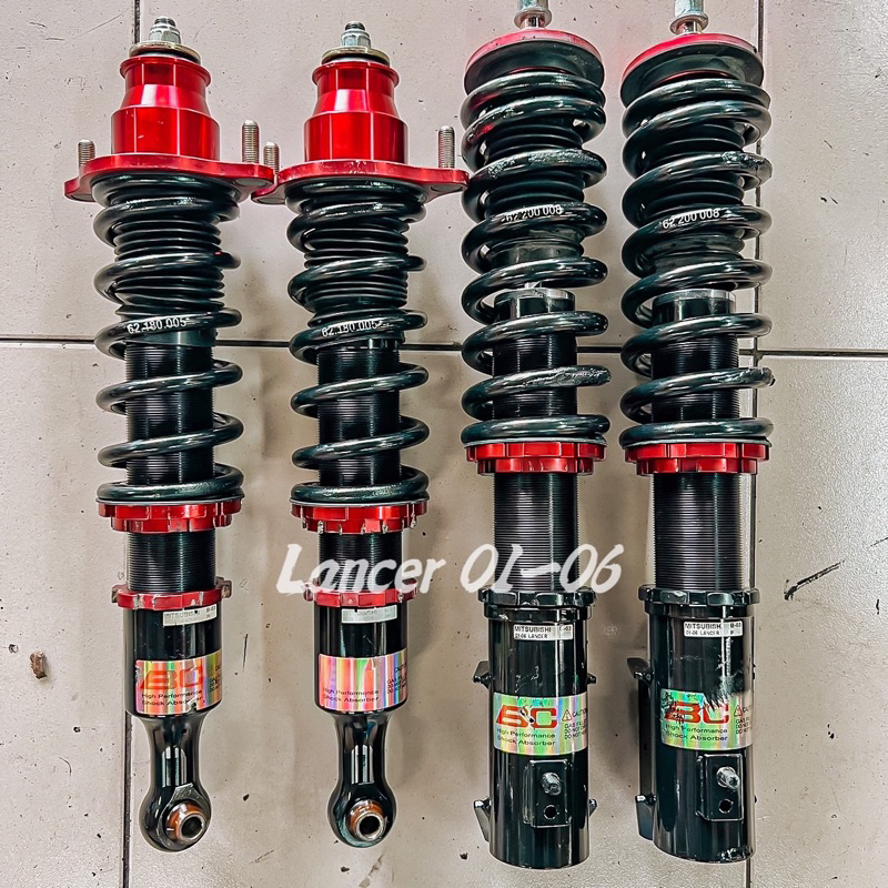 三菱 lancer 01-06 中古改裝高低軟硬可調避震器 bc v1 保固四個月 0004