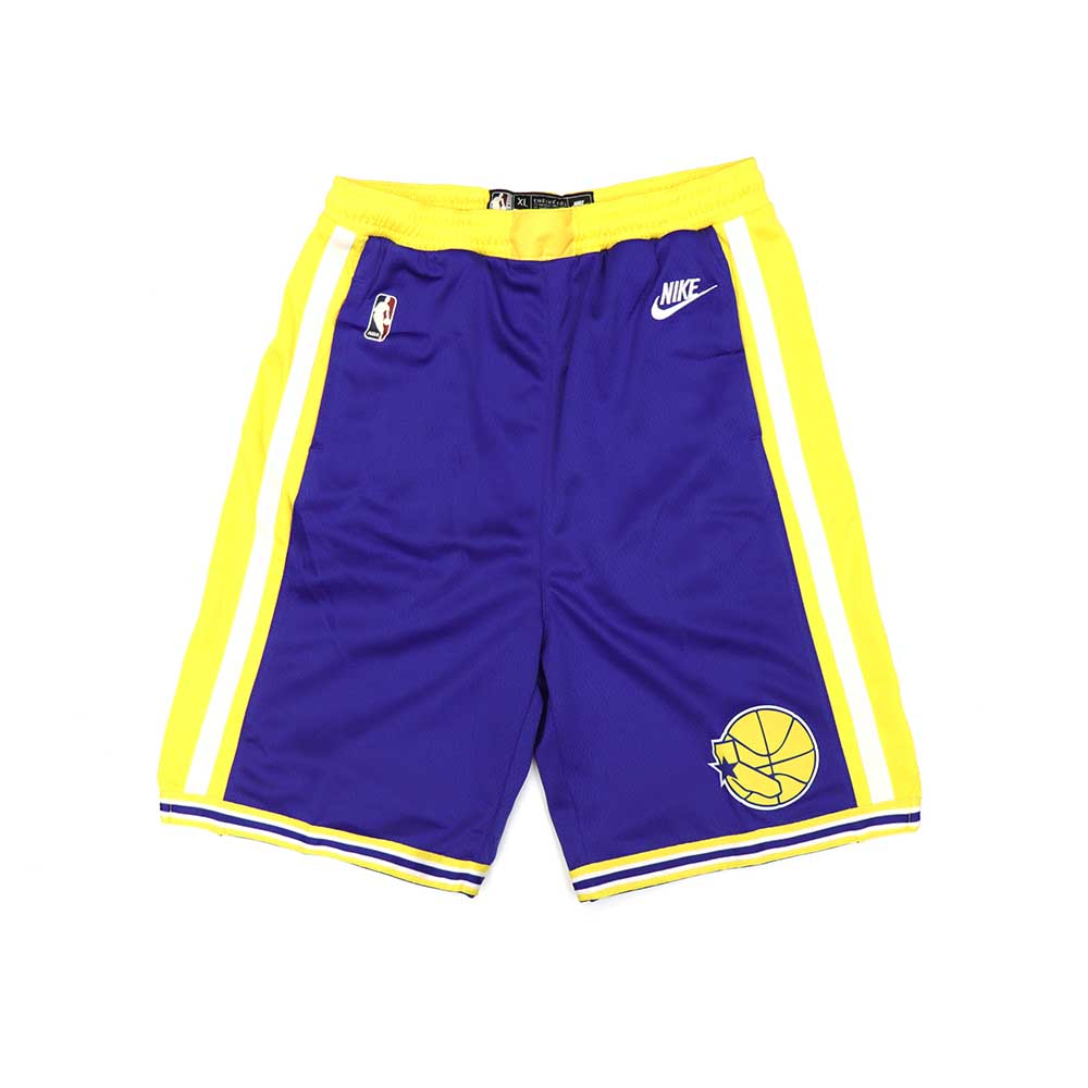 NBA Classic Edition 青少年球褲 勇士隊 WZ2B7BC9G-WAR 藍色