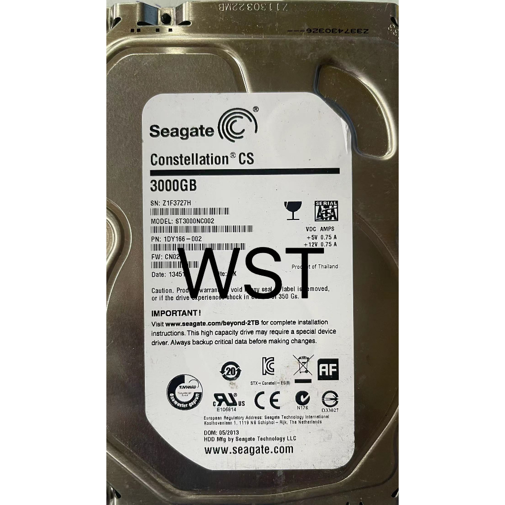 WD HITACHI Seagate Toshiba 2TB 3TB 4TB HDD 3.5吋 無壞軌 內接硬碟 良品