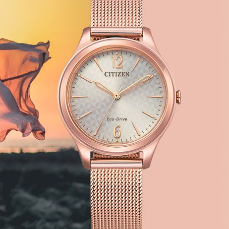 CITIZEN星辰 LADY'S系列 光動能 簡約優雅腕錶 32mm / EM0508-80X