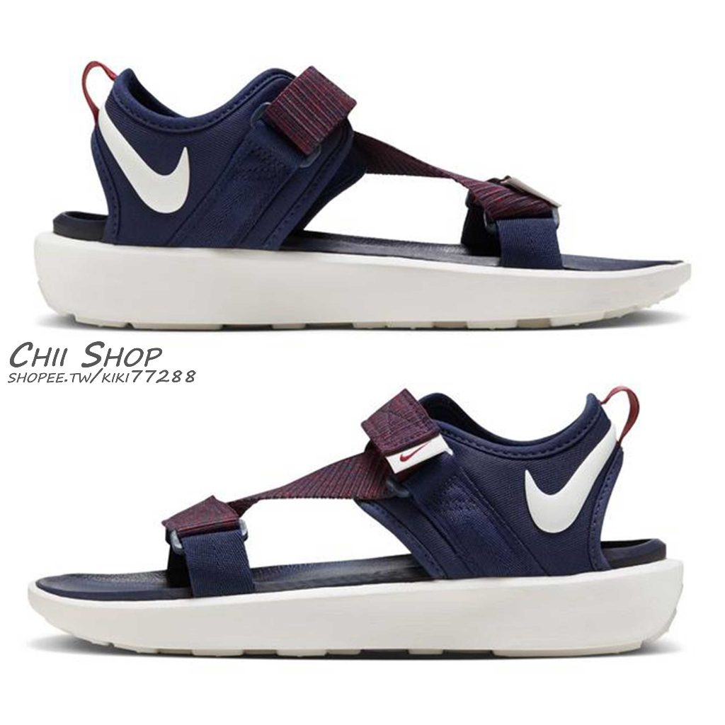 【CHII】日本 Nike Vista 男款 戶外涼鞋 深藍x白勾 DJ6605-400
