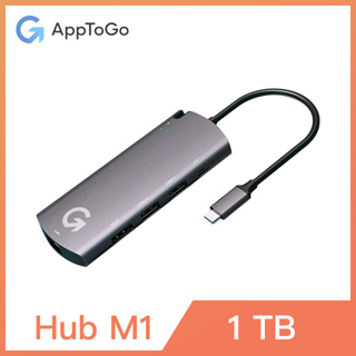 【官方免運】AppToGo Hub 1TB M1/M2/M3 Mac專用 外接式 Windows系統 雙系統