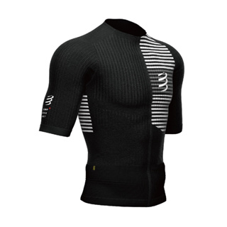 瑞士 COMPRESSPORT PT2 三鐵衣 短袖 黑 鐵人 跑步 游泳 單車 車衣