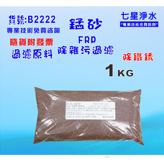 錳砂地下水.除鐵專用.淨水器.除泥濾水器.RO純水機前置處理裝置濾水器(貨號B2222) 【七星淨水】