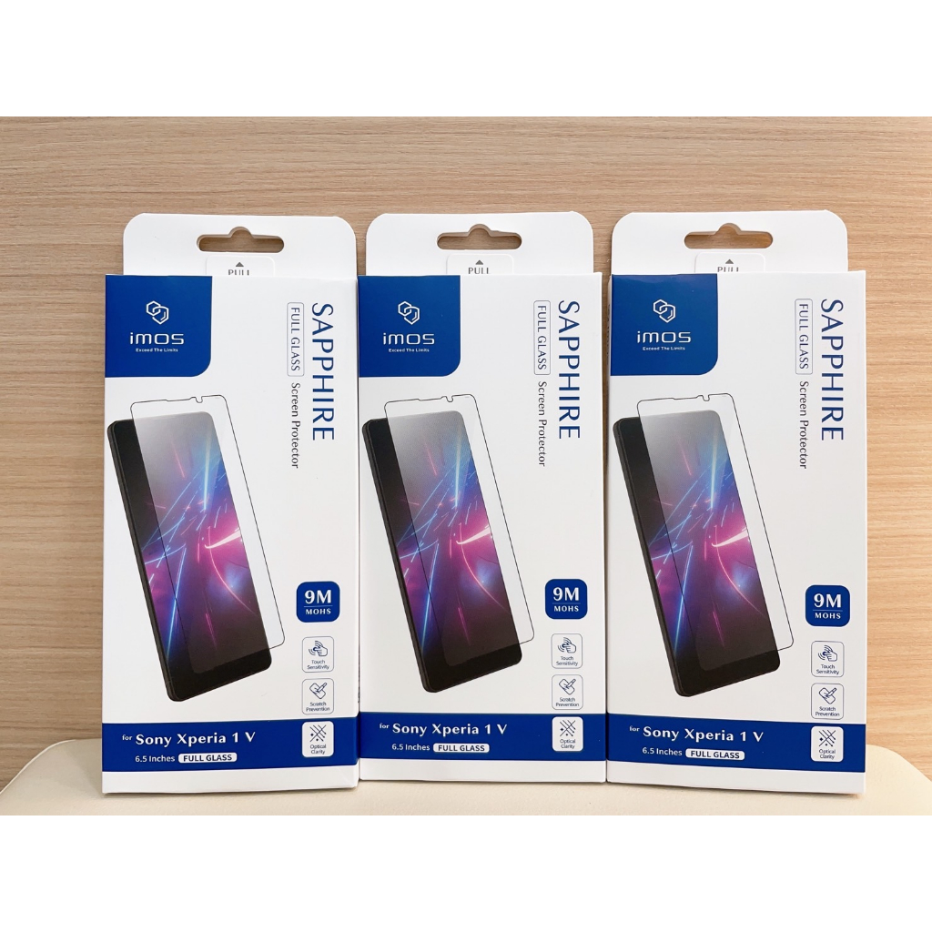現貨免運【IMOS】SONY Xperia 1 V IMOS 滿版藍寶石螢幕玻璃保護貼 (現貨)