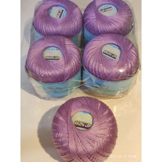 [社子跳蚤]五入 Soft Feather pearl cotton N°5 蘇菲亞 5號 珍珠棉線 紫色 FD413