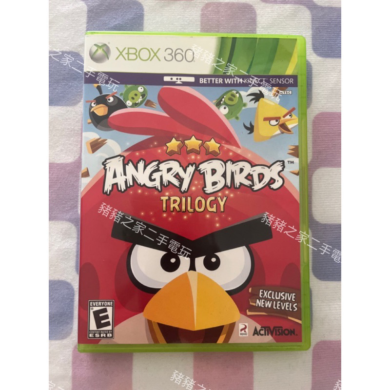 XBOX 360 憤怒的小鳥 三部曲 英文版 XBOX360 支援KINECT 體感遊戲