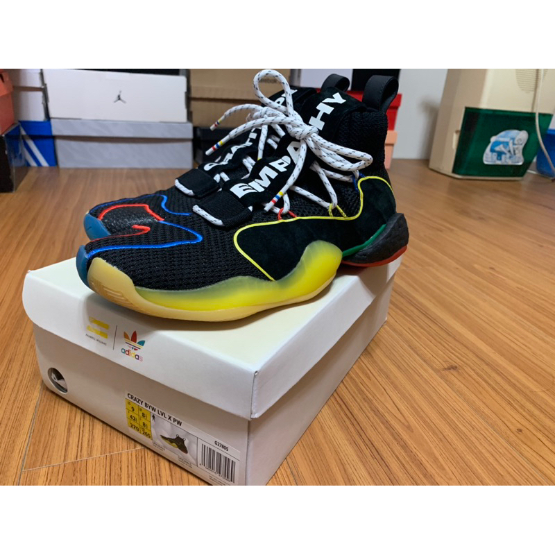 adidas crazy byw lvl x pw 菲董聯名 us9