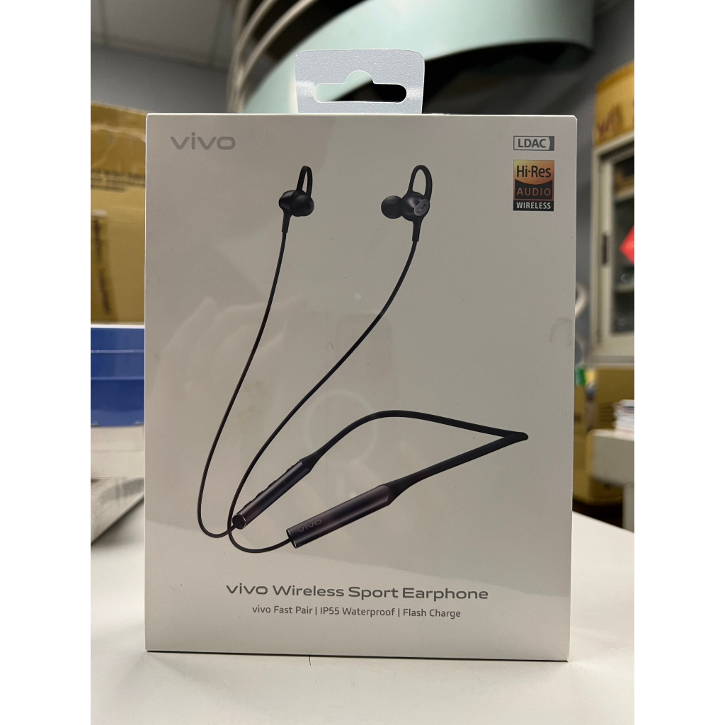 vivo Wireless Sport Earphone 無線頸掛式藍牙耳機 IP55防水 台灣公司貨 【藍訊電信】