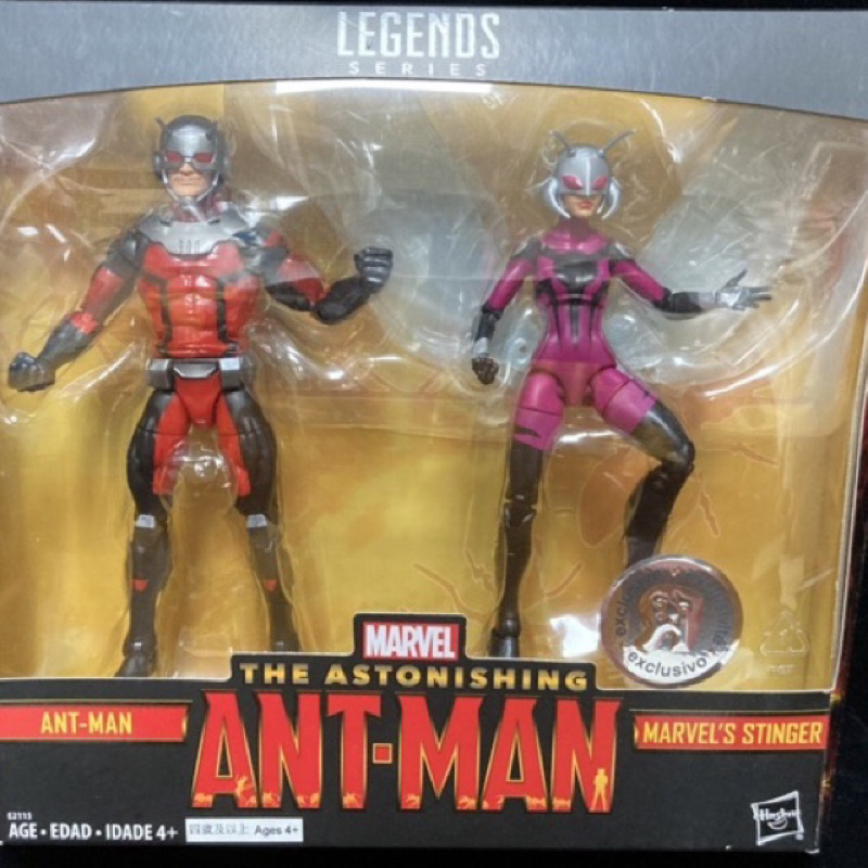 Marvel Legends 漫威 漫畫版蟻人 黃蜂女 雙人包 Antman 可動 公仔反斗城限定