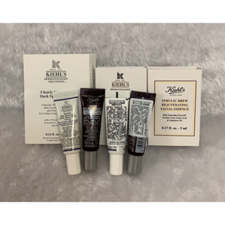 契爾氏 Kiehl's A醇全能新生抗痕精華、超進化全能新生超級眼霜、亞馬遜白泥淨緻毛孔面膜、冰河醣蛋白保濕霜 中文標籤