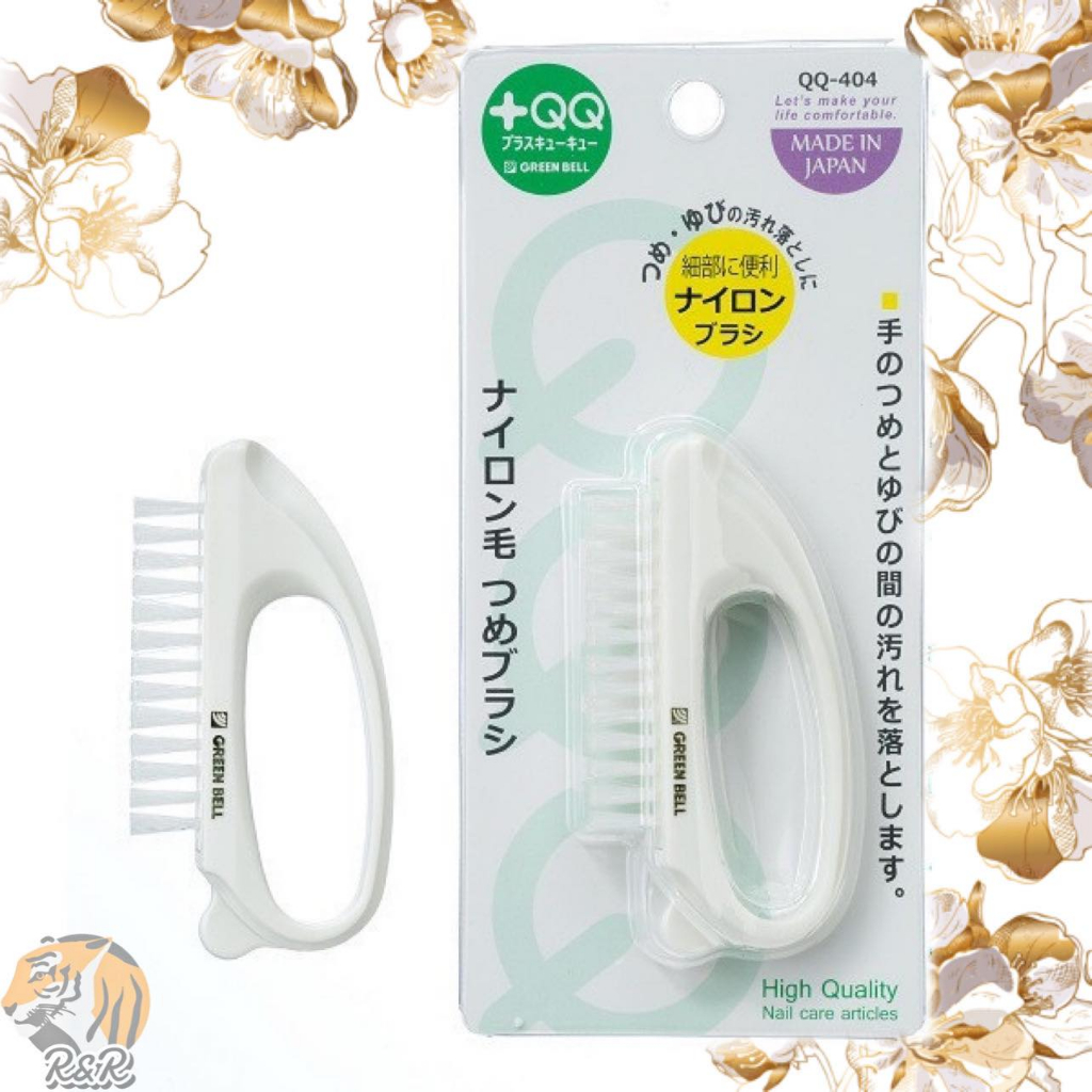 日本綠鐘GREEN BELL 美甲指面清潔專用刷 QQ-404 /指甲刷 指縫刷
