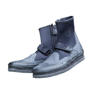 Vintage Hunter 全黑化 長筒專業溯溪鞋 5mm潛水布 寬楦 溯溪 垂降 台灣製造 EBT-1 綠野山房