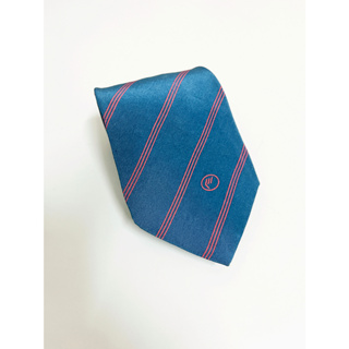 Ashbury品牌 Vintage 領帶 -對比色斜紋真絲款- 150（古著）