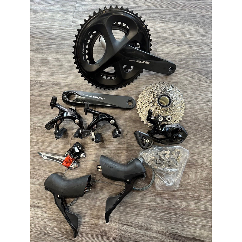 Shimano R7000 105 全套變速器 飛輪34T 大盤50/34 散裝