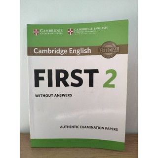 二手 Cambridge English First for Schools 2/ First 2