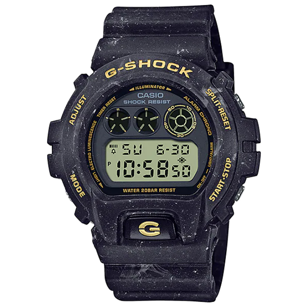 【CASIO】 卡西歐 G-SHOCK 夏日浪潮電子腕錶 DW-6900WS-1 台灣卡西歐保固一年