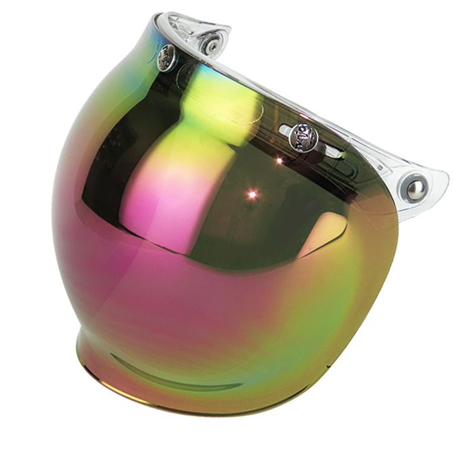 華泰 多層膜泡泡鏡 湖水藍/古銅金/粉電紫 K-P53 鏡片三釦安全帽通用