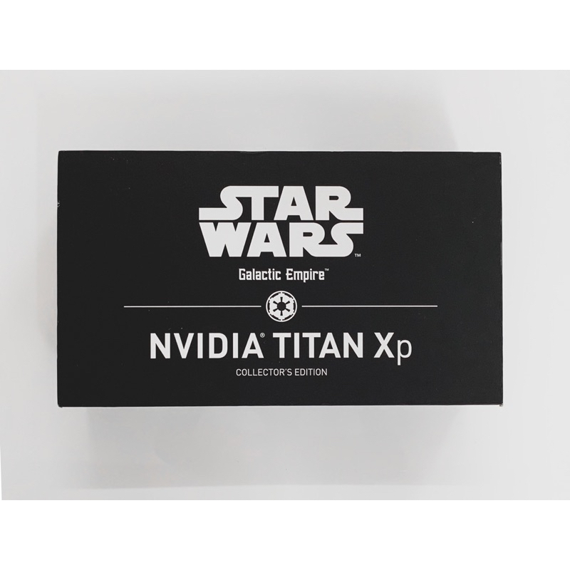 NVIDIA TITAN XP Star Wars  Galactic Empire 星際大戰 黑色典藏版｜顯示卡包裝盒