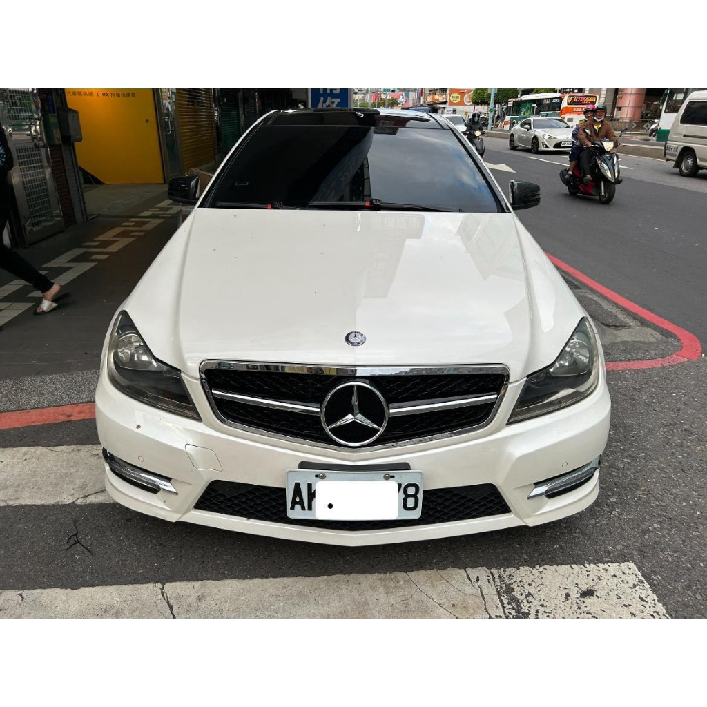 賓士 BENZ W204 C204一線星水箱護罩 C200水箱罩 C250水箱護罩 C300一線星中網