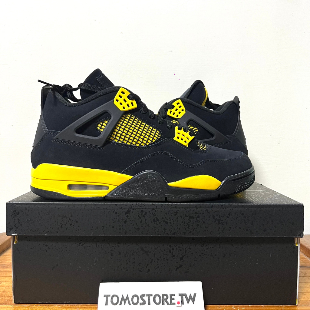 【ToMo】AIR JORDAN 4 黑黃 雷神   ⁡DH6927-017