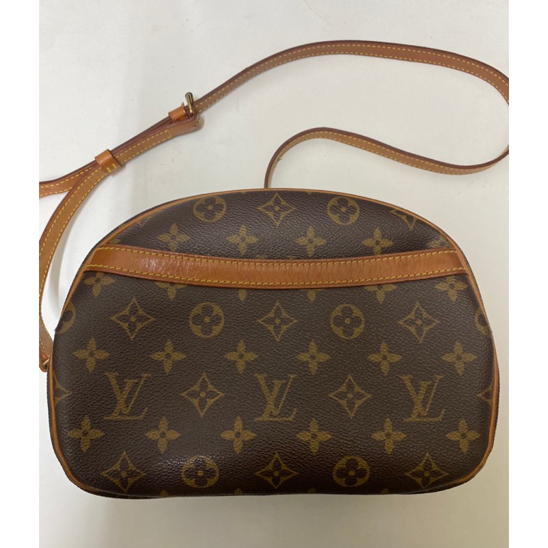 專櫃正品LV  絕版 LOUIS VUITTON Vintage 經典花紋老花蘋果包柏芝包斜背包