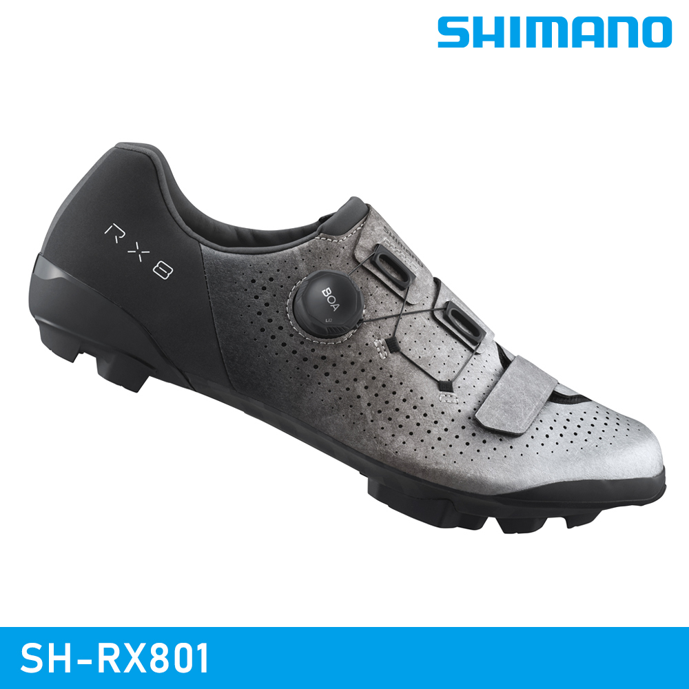 SHIMANO SH-RX801 SPD自行車卡鞋-銀色 / 卡式車鞋 自行車卡鞋
