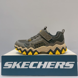SKECHERS RUGGED SUMMITS 中童 咖啡色 魔鬼氈 運動 休閒鞋 406416LCHBK