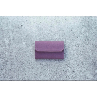 1983ER 帆布可水洗紙輕量錢包-紫色