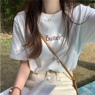 【Veee】100%純棉 t恤 短袖 oversize t恤 韓版上衣 顯瘦 夏季 女生衣服 寬鬆 ins 風 長版上衣