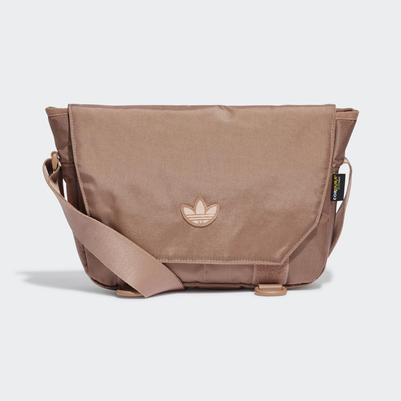 DY• ADIDAS OG CON MESSENGER BAG 郵差包 側背包 奶茶裸粉 掀蓋 尼龍平紋布 IB9345