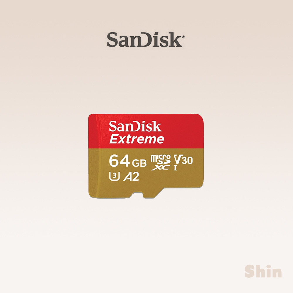 現貨24h💕【SanDisk】Extreme microSDXC UHS-I 64GB記憶卡 160MB/s V30小卡