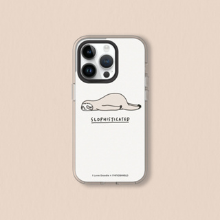 犀牛盾 適用iPhone Clear(MagSafe兼容)透明防摔手機殼|ilovedoodle系列/樹懶