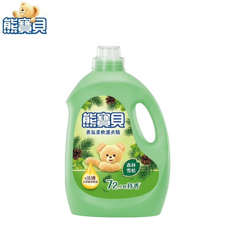 【熊寶貝】香氛柔軟護衣精森林雪松 3L(超取限購1瓶)