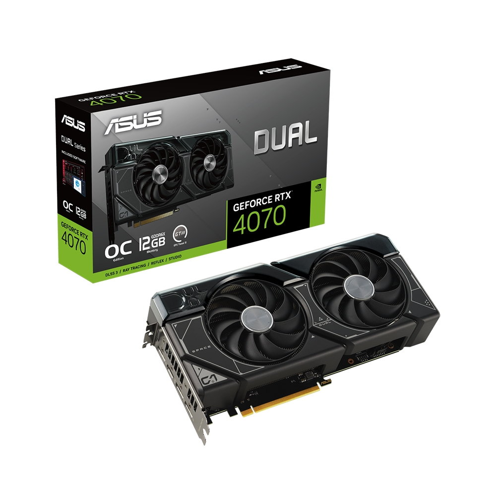 華碩 ASUS  DUAL-RTX4070-O12G 顯示卡