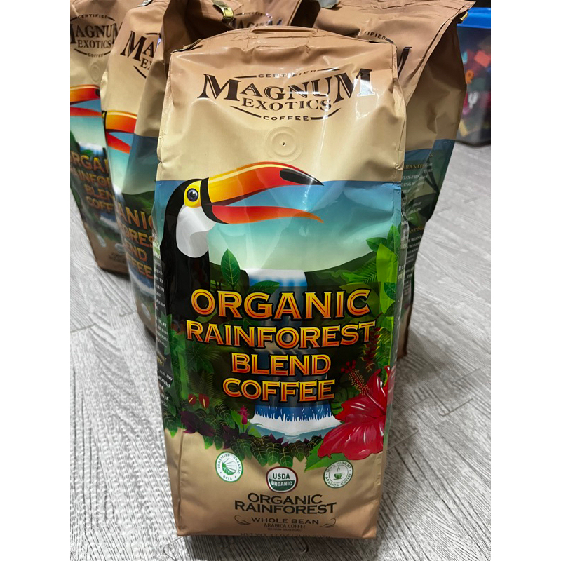 好市多Magnum 熱帶雨林有機咖啡豆907公克 🉑️面交