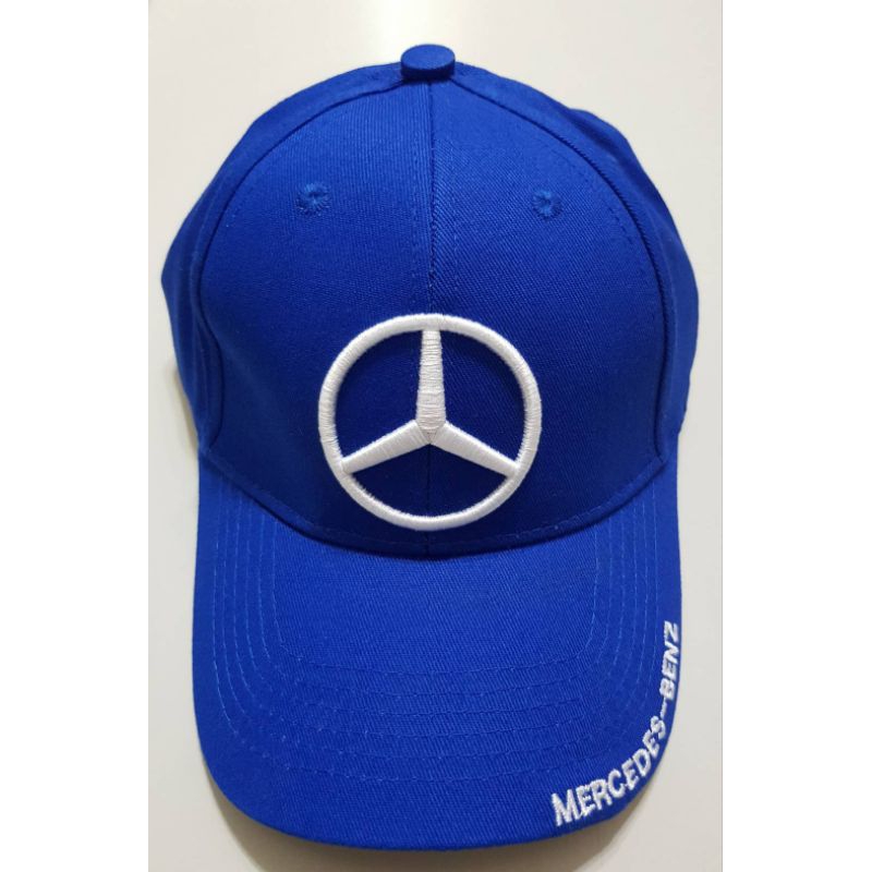 Mercedes Benz 賓士logo帽子 賓士車交車禮 藍色 賓士logo帽子