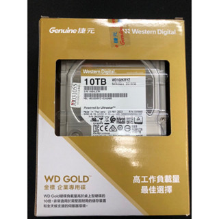 全新未拆封 WD【金標】10TB 3.5吋企業級硬碟(WD102KRYZ)